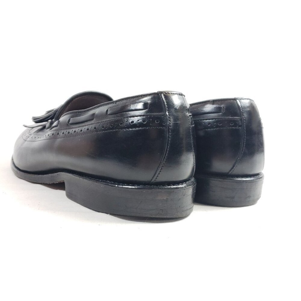 Allen Edmonds Mansfield Black Leather Tassel Loafers Mens  9.5 D Classic Wingtip - Picture 5 of 9